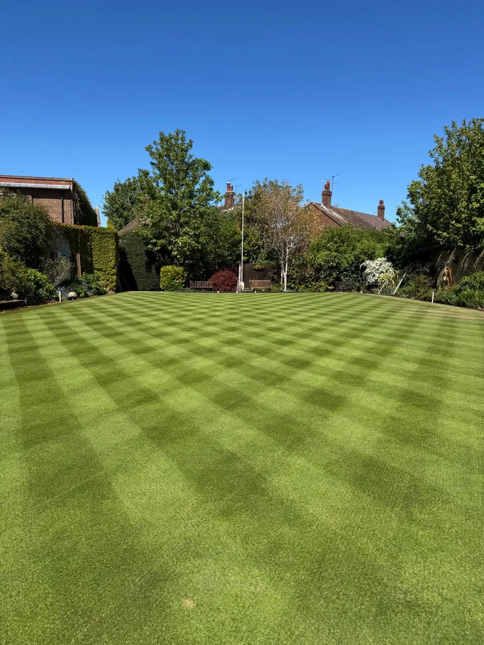 The Barnes Bowling Club green — home of the game since 1725
